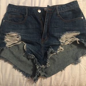 Jean shorts